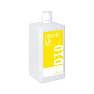 D 10 Absauggerätedesinfektion Konzentrat 6 x 1000 ml Flaschen