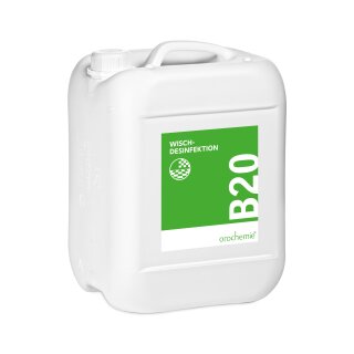 B 20 Wischdesinfektion, Flächendesinfektion 10 l Kanister