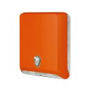Falthandtuchspender Kunststoff orange