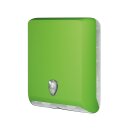 Falthandtuchspender Kunststoff grün/green